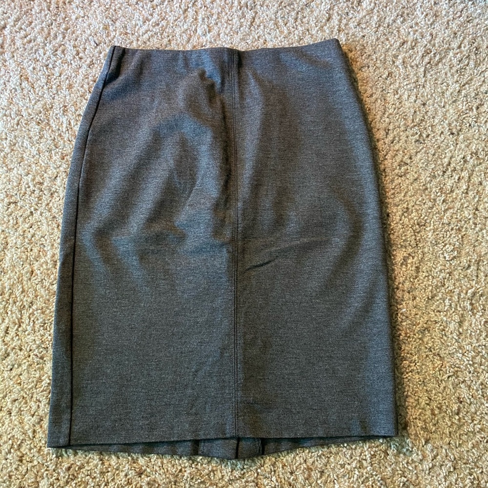 Grey Pencil Skirt